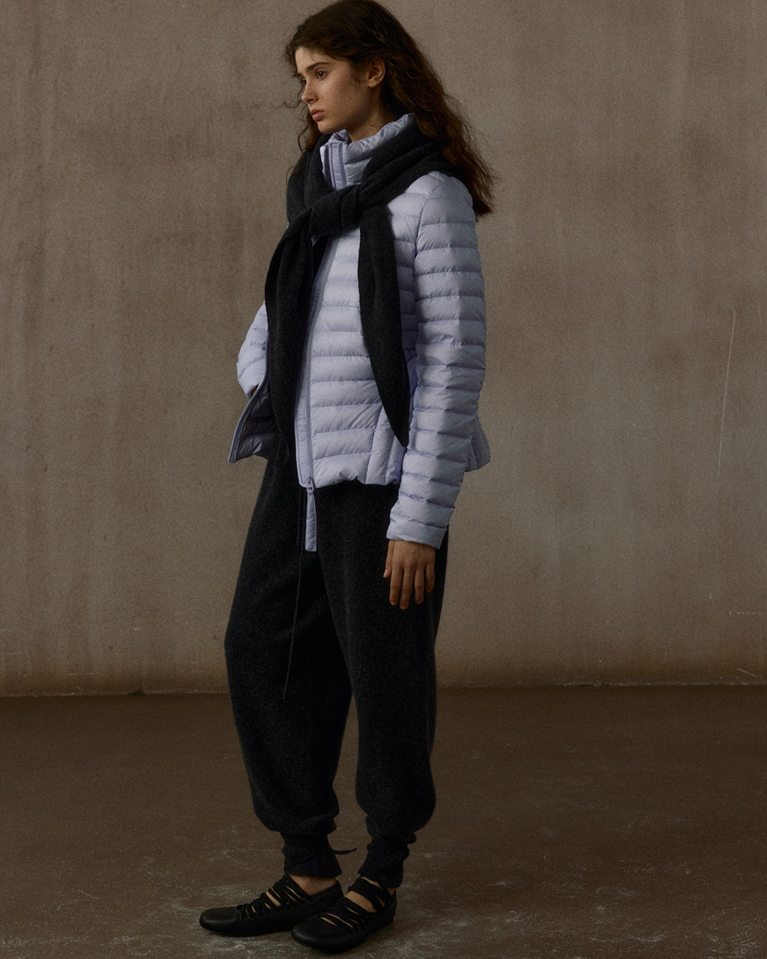 クロップドウエストゴムカジュアルパンツ 10312