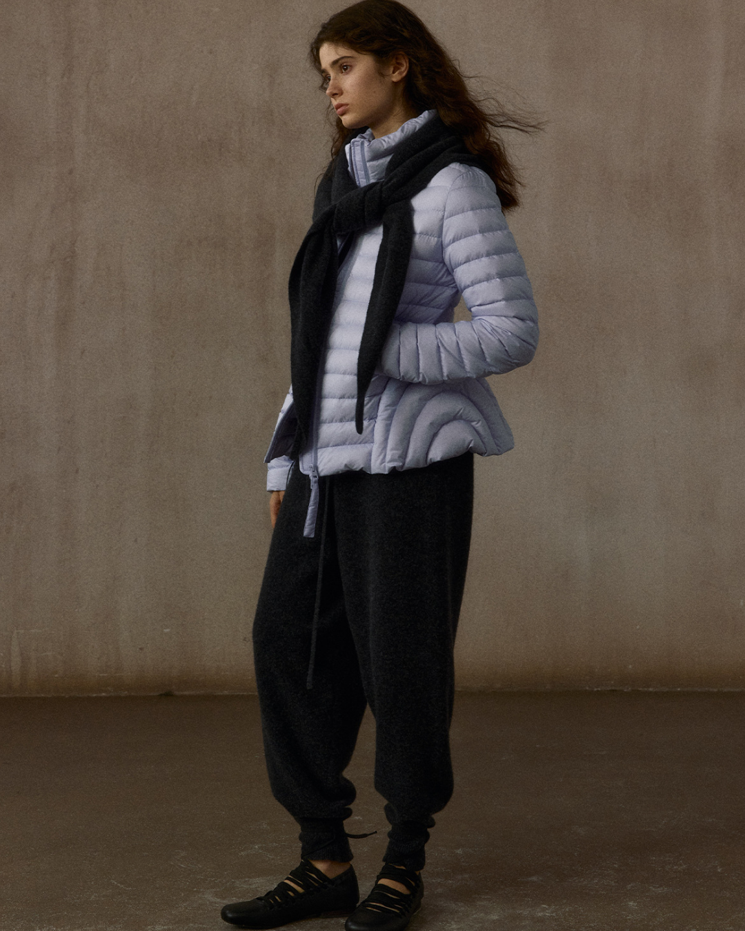 スタンドカラーショートスリムコート 10305