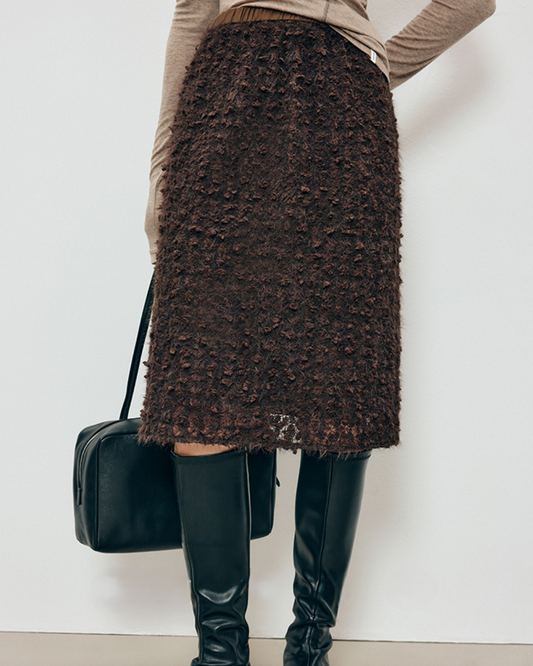 ループヤーンタイトミディスカート 10328