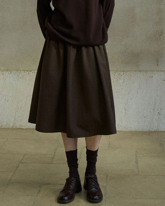 ハイウエストフレアカジュアルスカート 10210