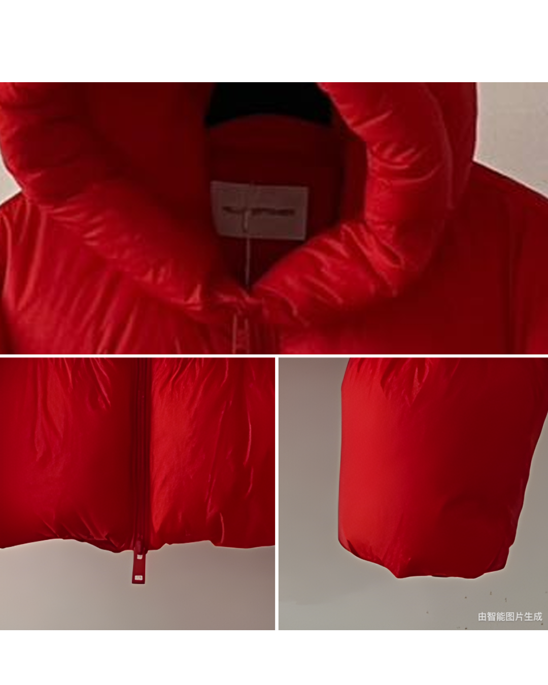 フーディーショートソフトダウンコート 10235