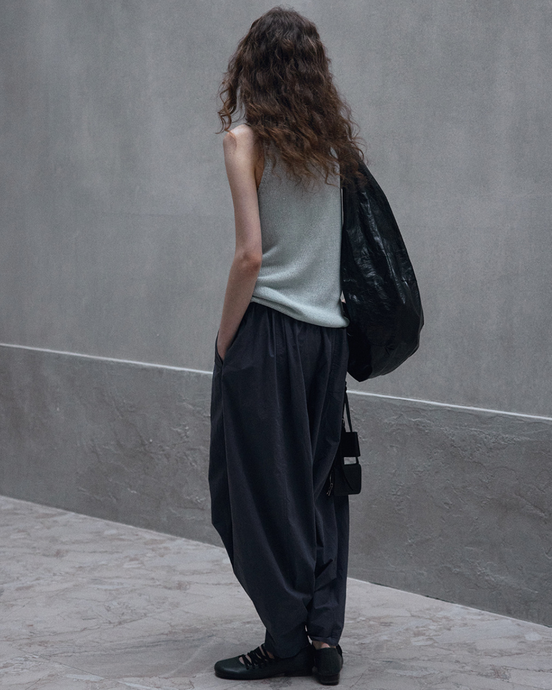 シリンダーハイネックノースリーブニット 10558