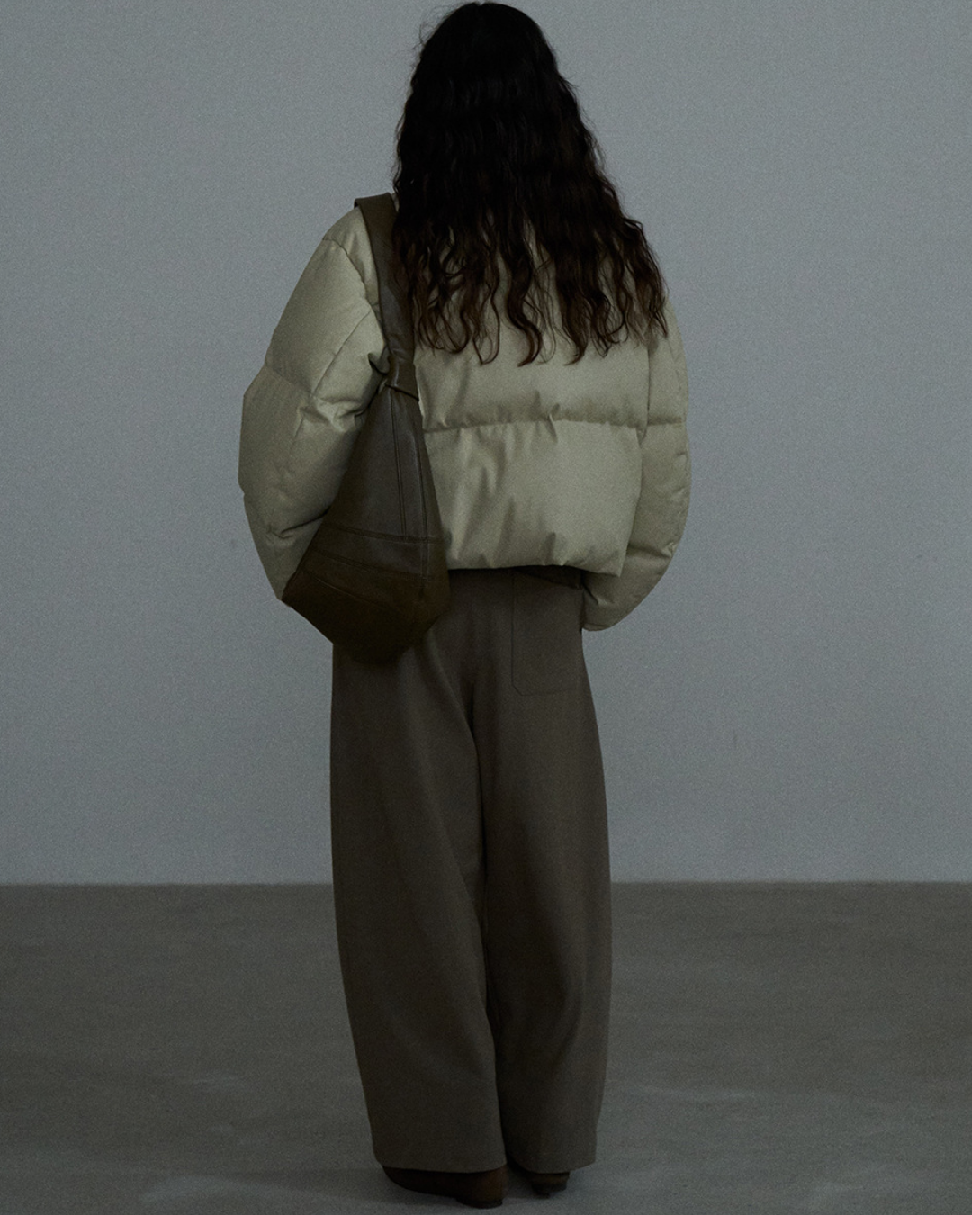 ハイネックコンパクトパファーコート 10373