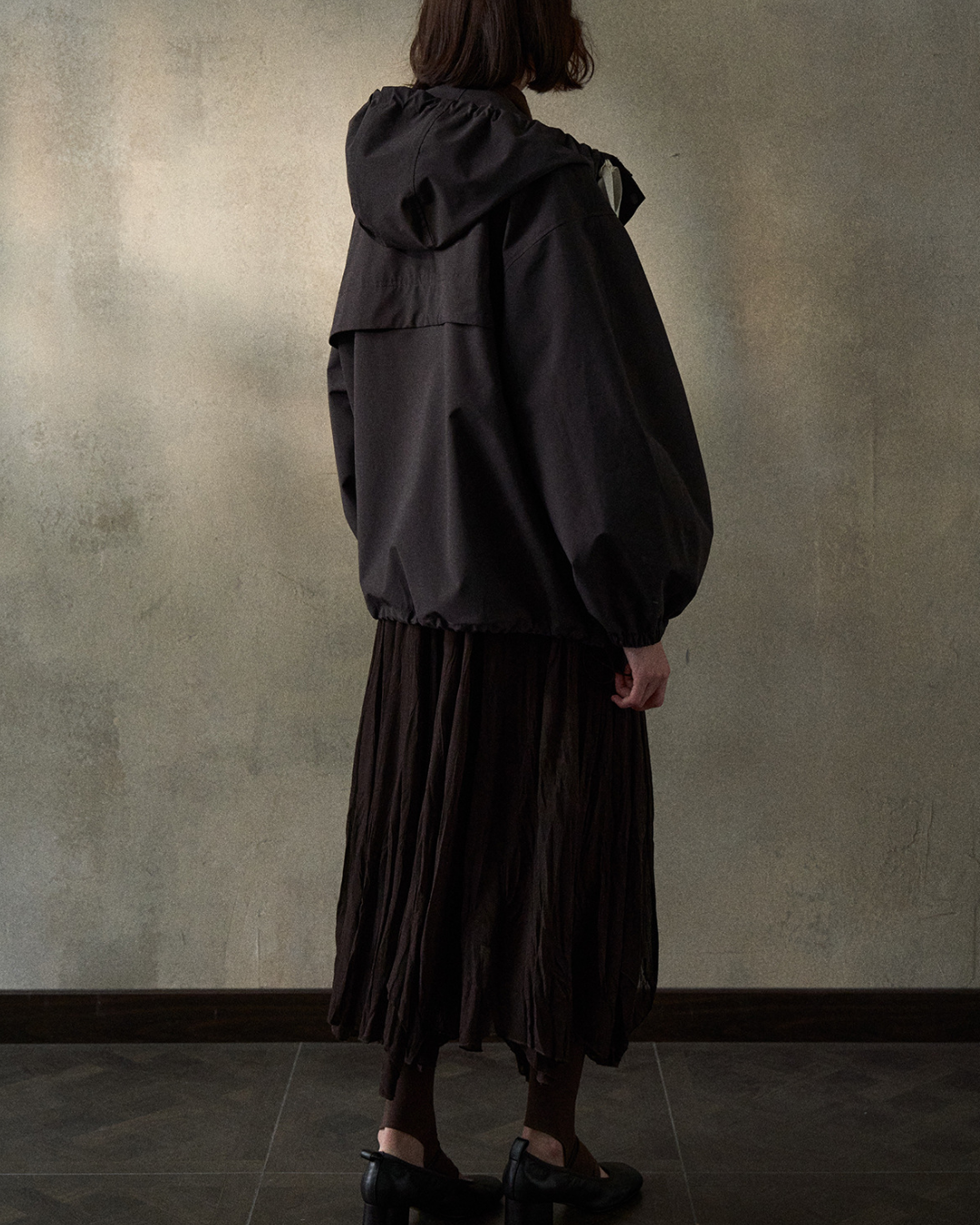 バイカラーウィンドフーディジャケット 10350