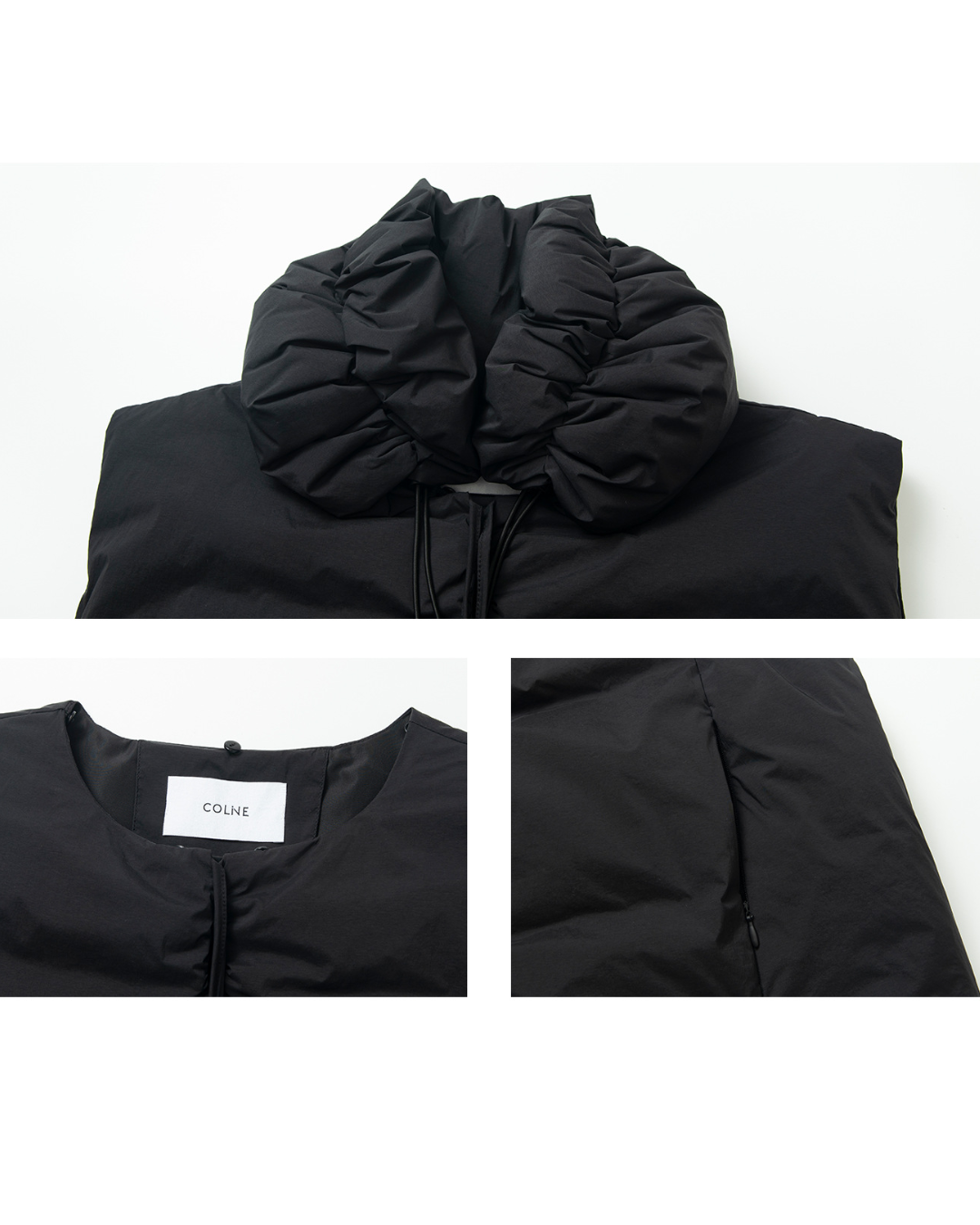 ドローコードミディダウンベスト 10227