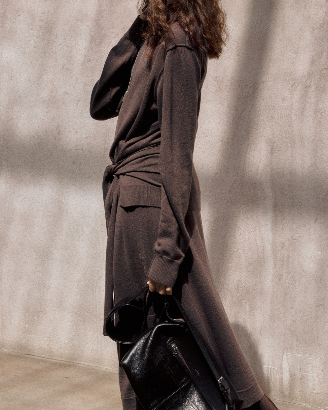 タートルネックニットロングワンピース 10154