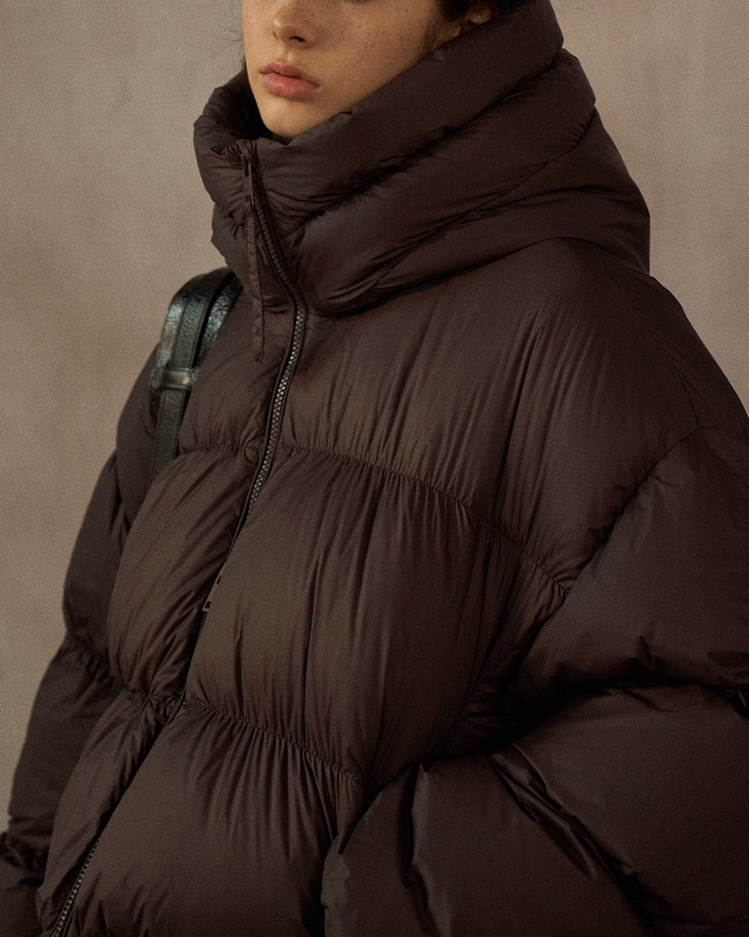 ショートフーディーダウンコート 10254