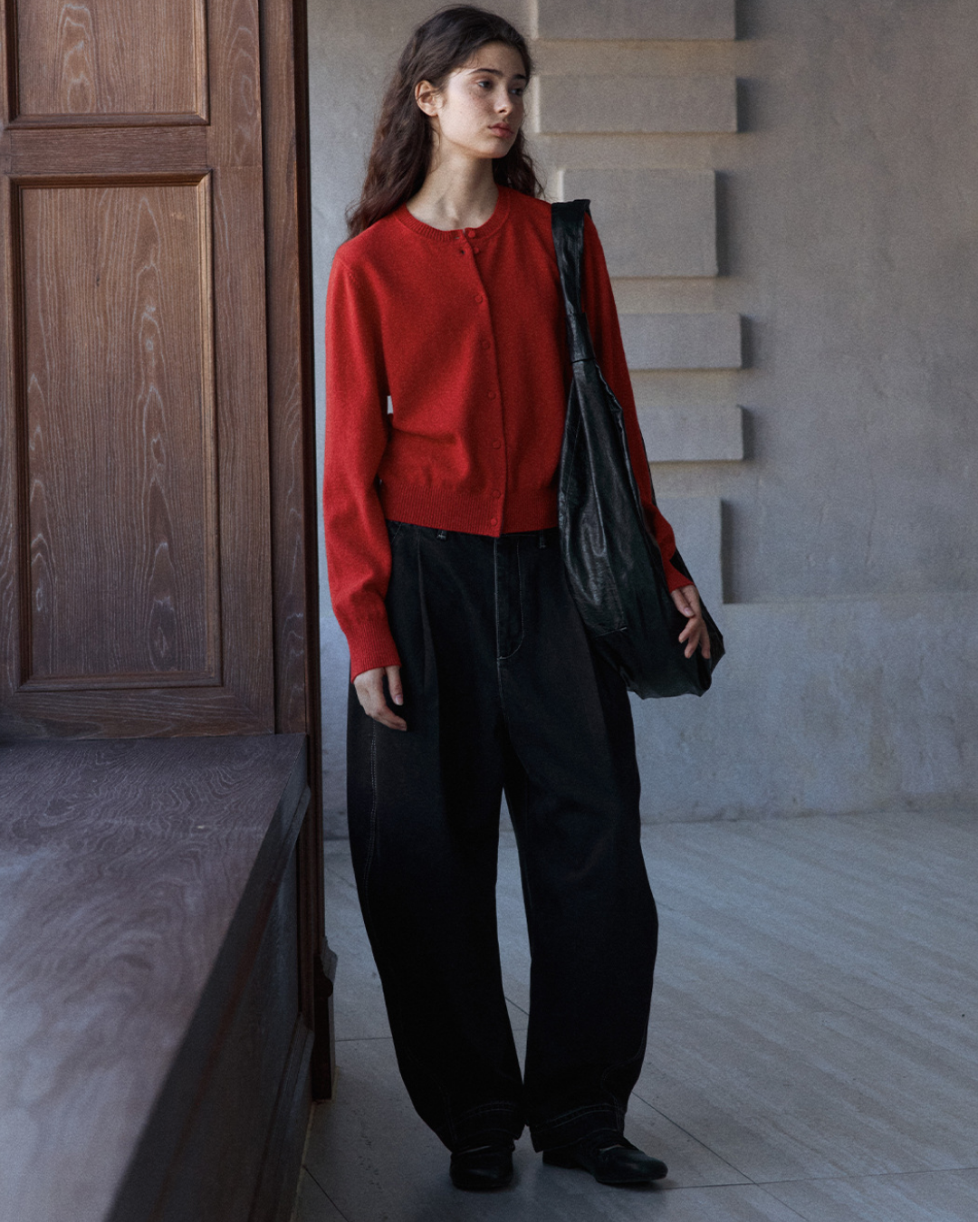 タックカーブデニムパンツ 10141