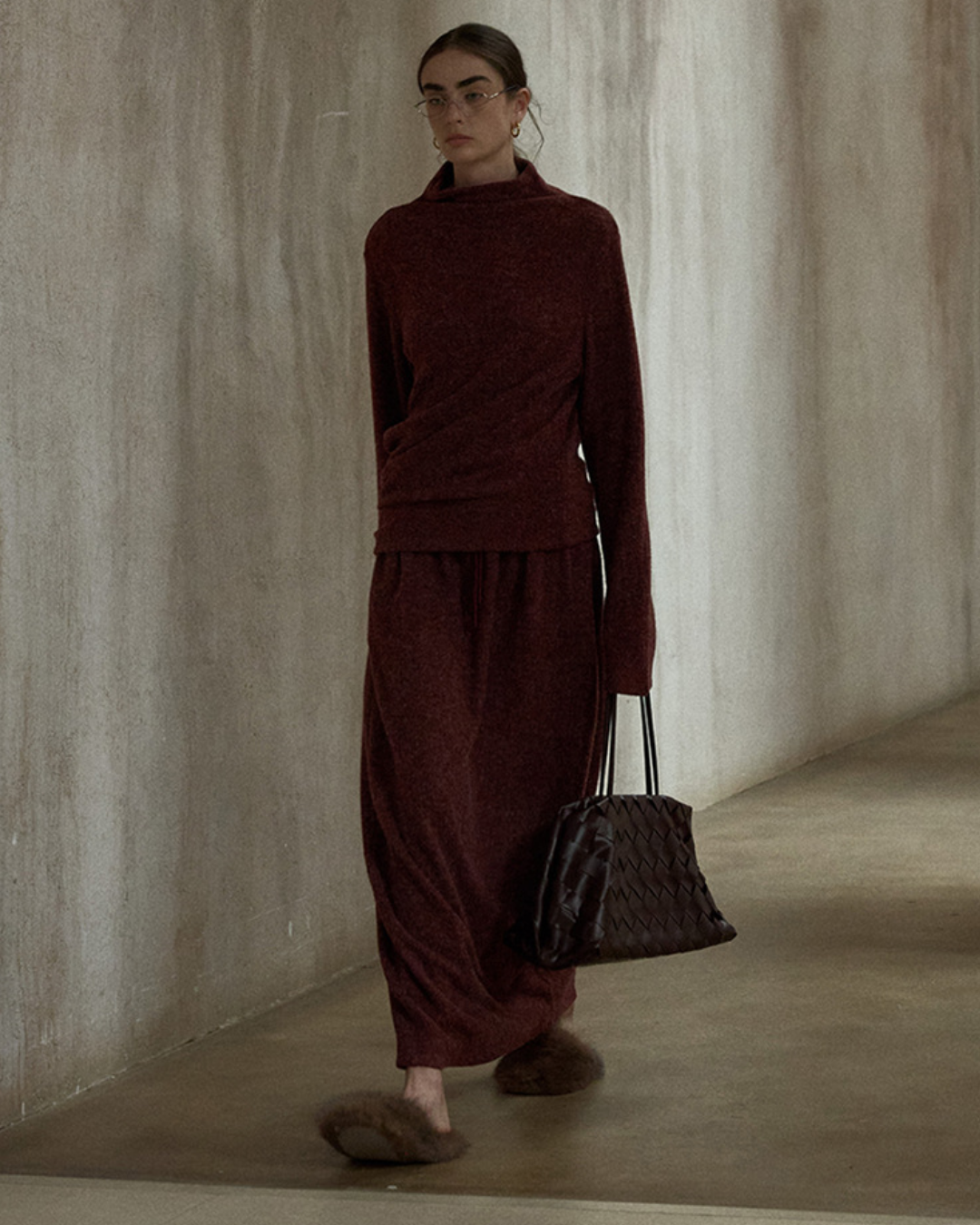 ベーシックニットハイネック 10486