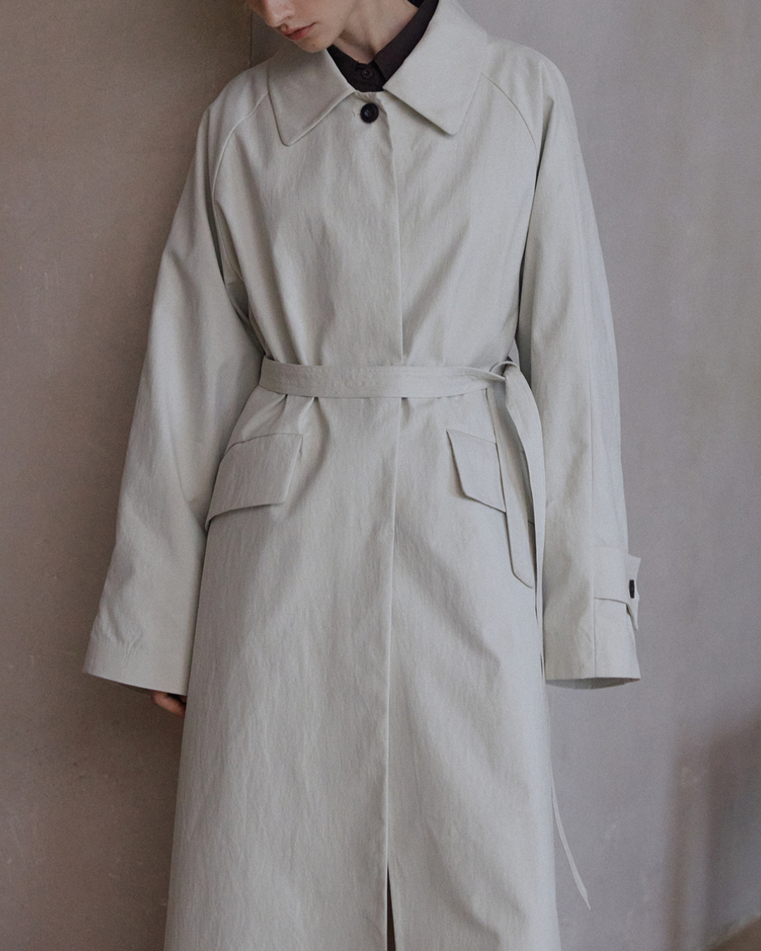 シングルブレストロングジャケット 10114