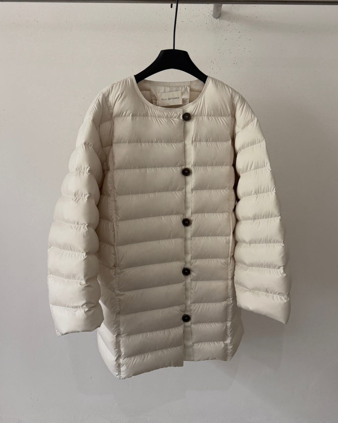 キルティングダウンミディコート 10252