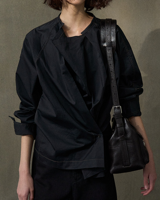 イレギュラースリムブラウス 10015