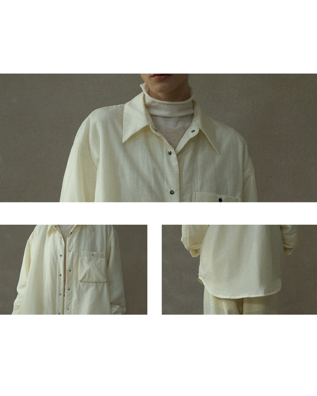 キルティングポケットオーバーシャツ 10202