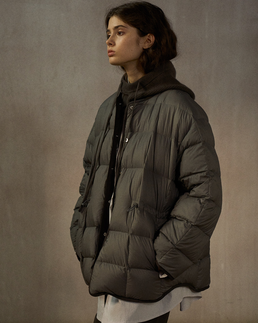 バイカラーリバーシブルダウンコート 10248