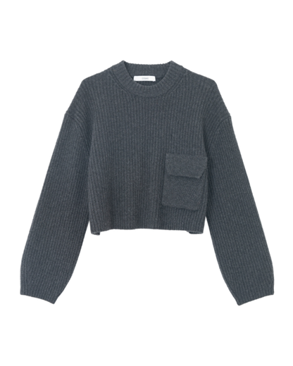 ショートレングスポケットニットプルオーバー 10483