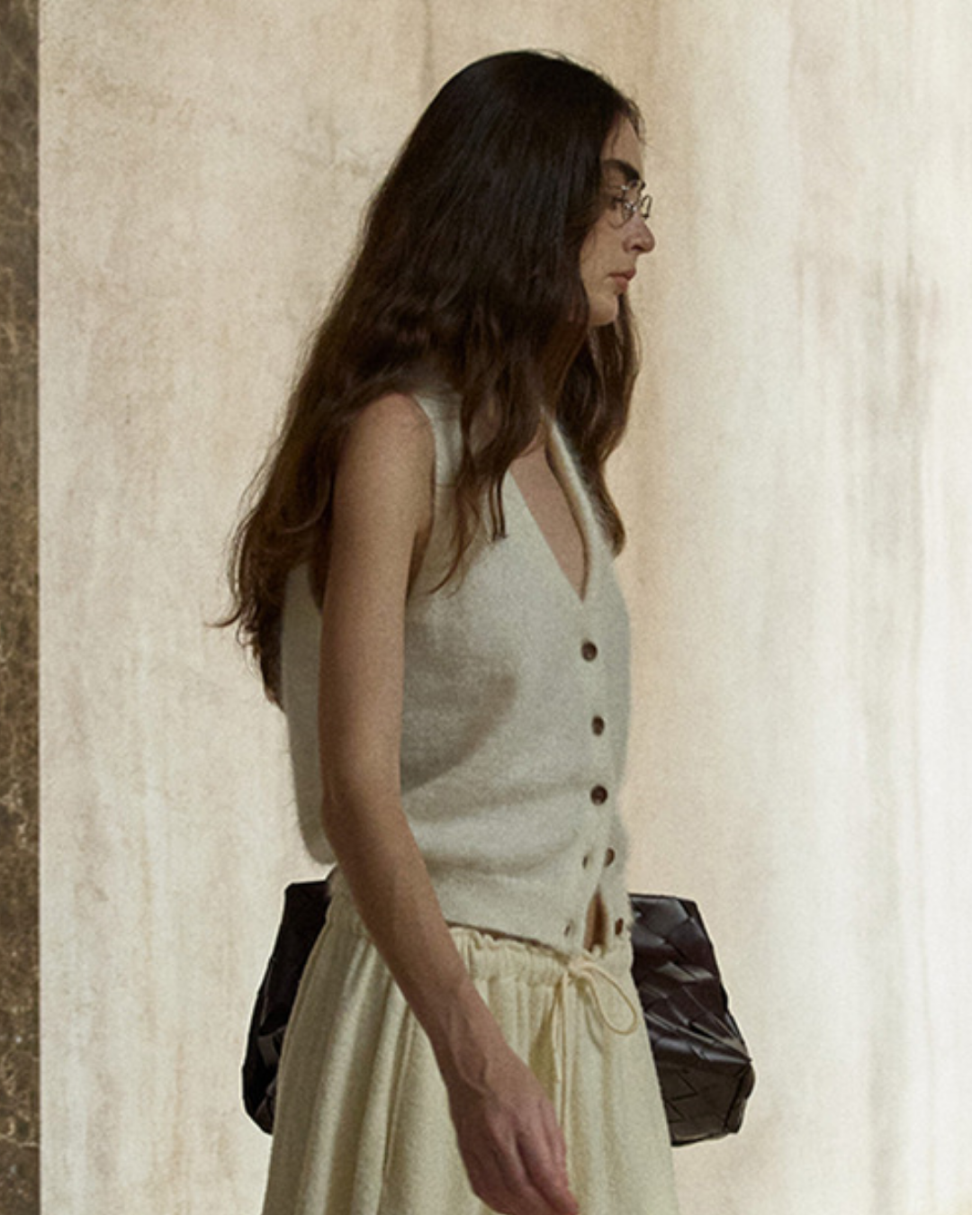 ソフトニットVネックベスト 10492