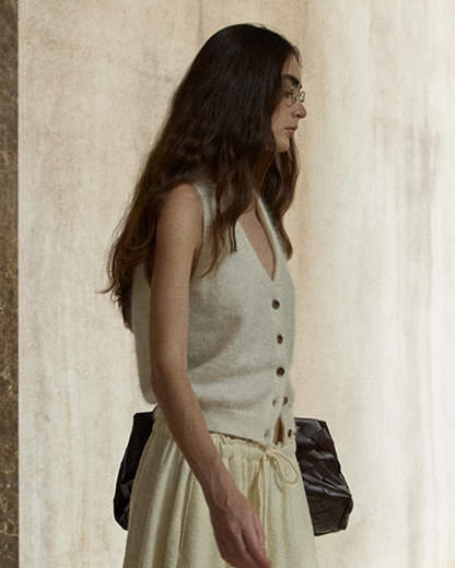 ソフトニットVネックベスト 10492