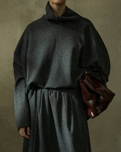 タートルネックオーバープルオーバー 10218