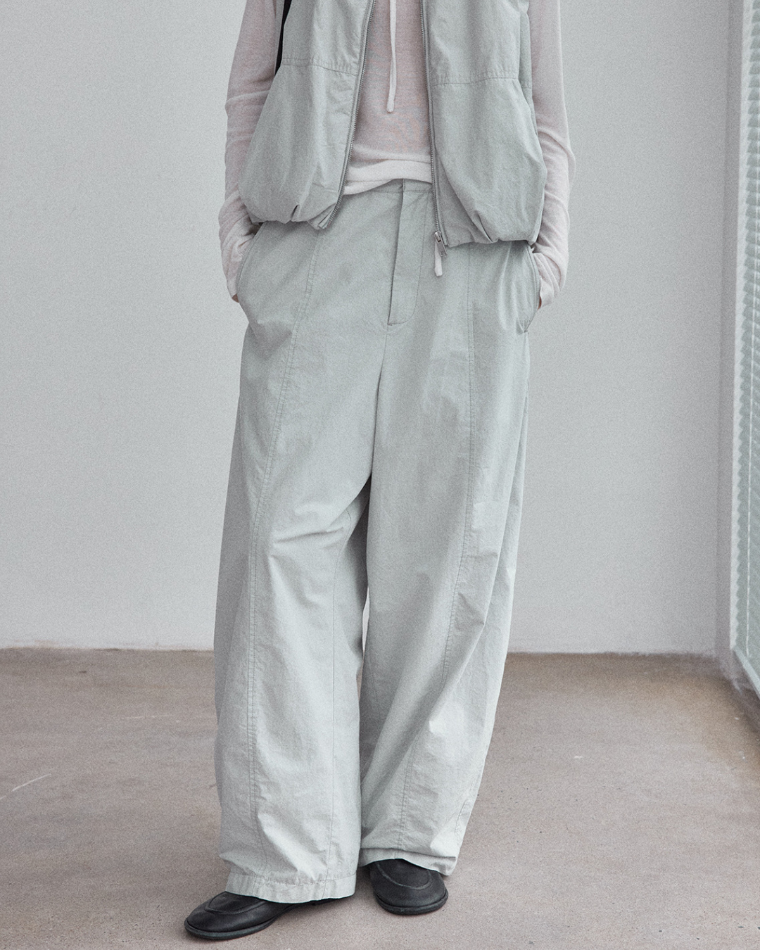 裏起毛シミターカジュアルパンツ 10179