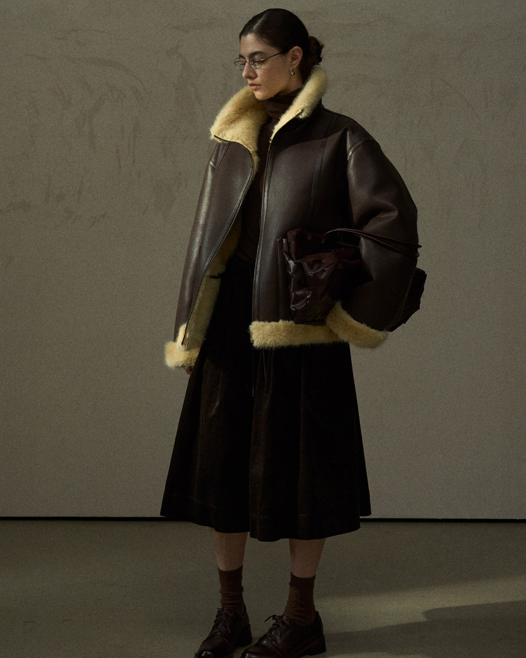 スタンドカラーリバーシブルジャケット 10303