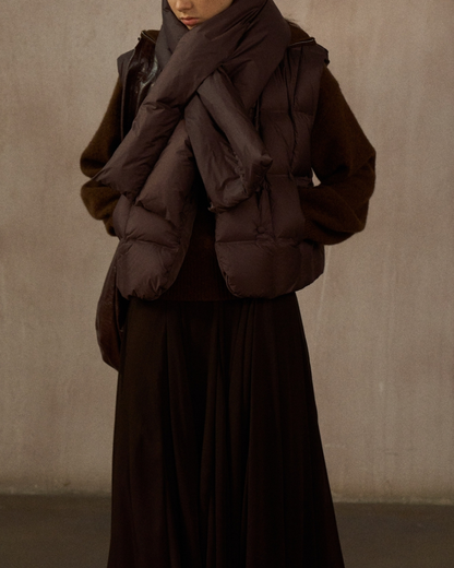 ダウンジャケットショートベスト 10239