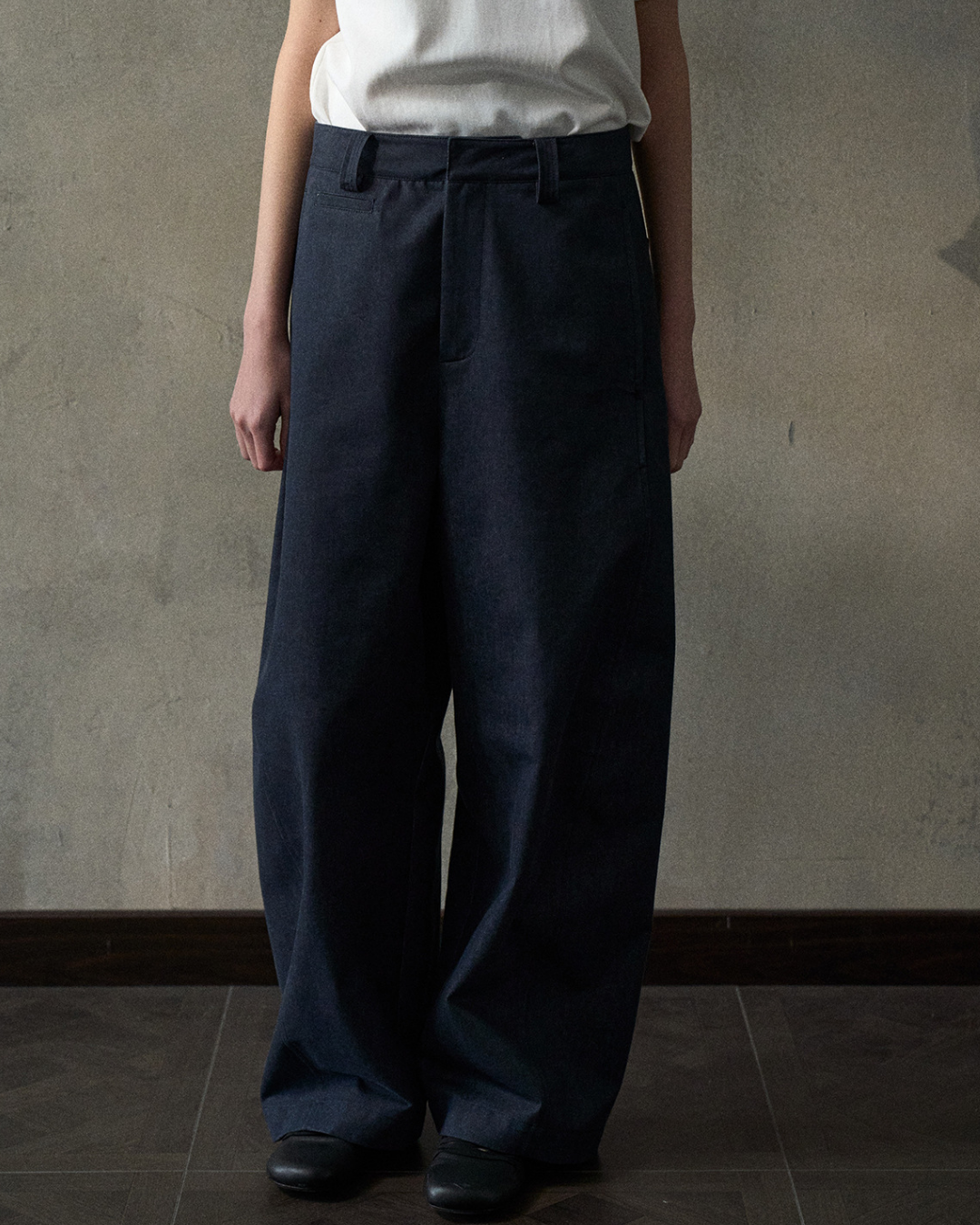 デニムカーブブレードパンツ 10346