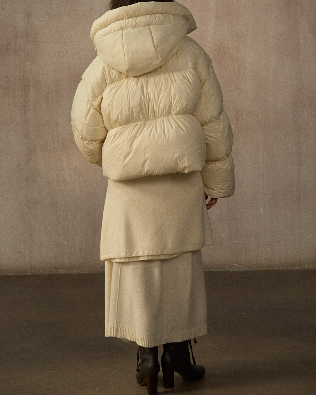 フーディーショートダウンコート 10243