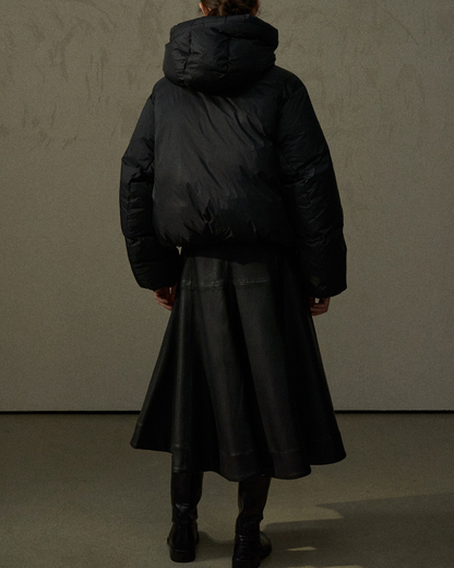 スタンドカラーショートダウンコート 10282