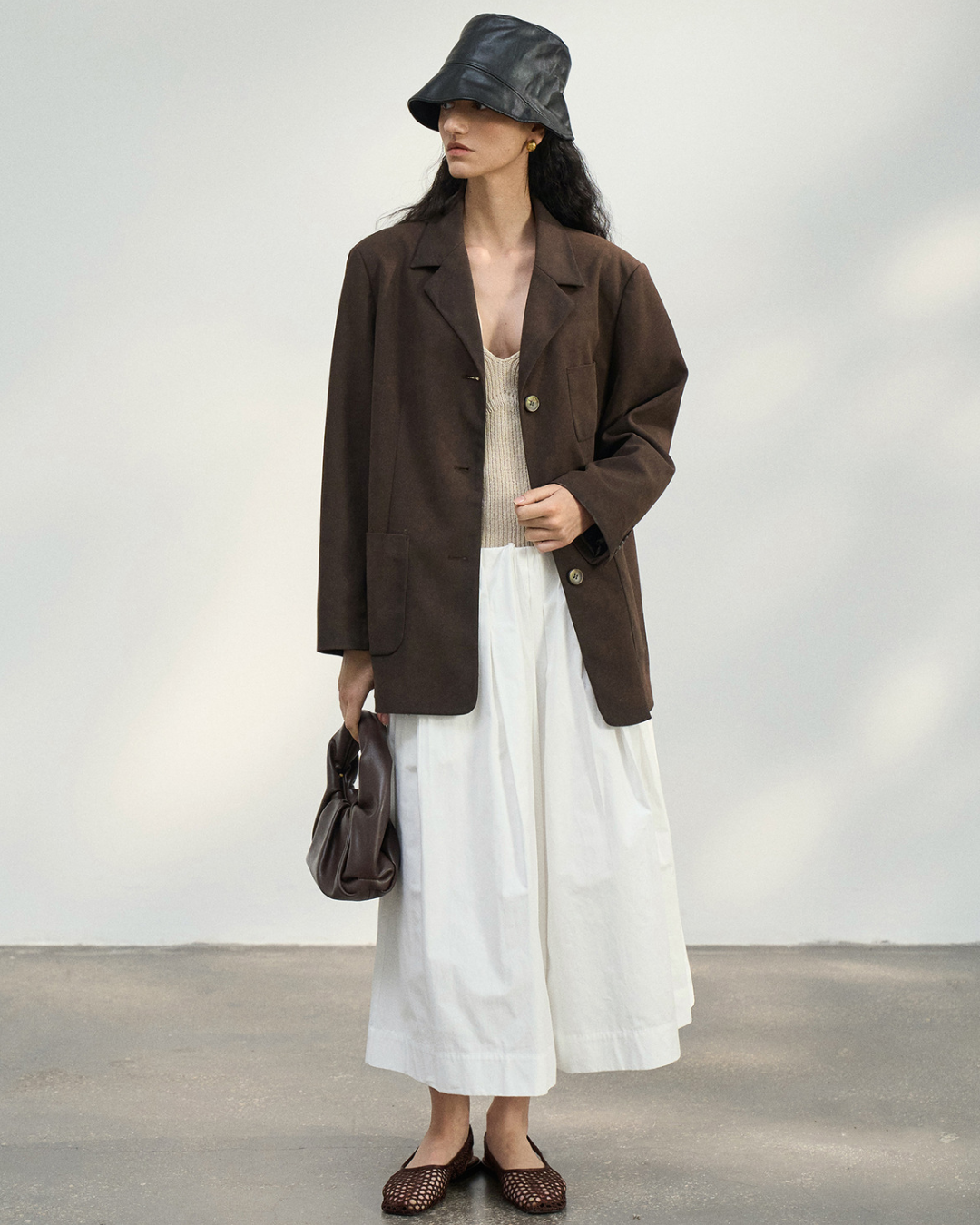 シャープラインスエードテーラード 10459