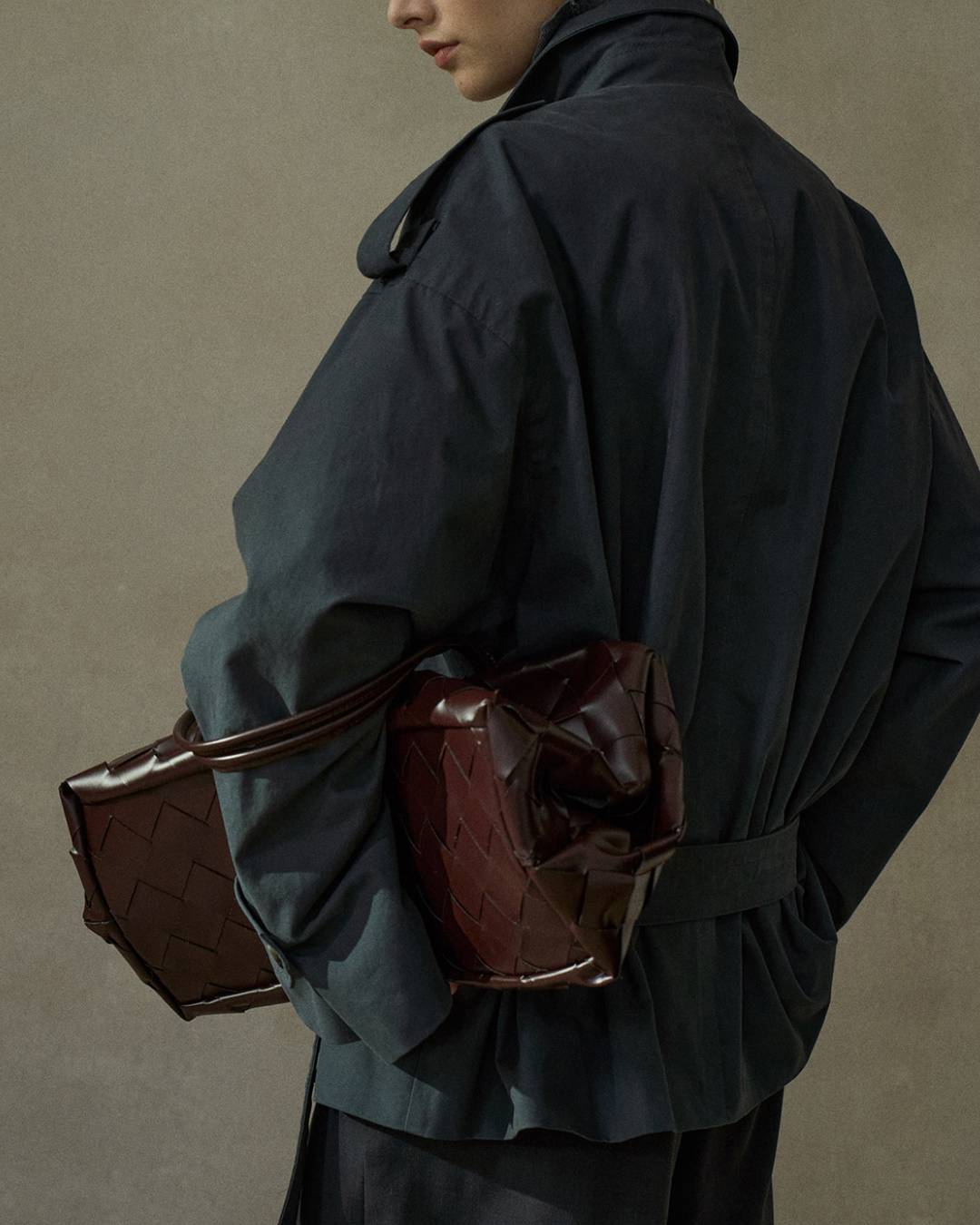 ダブルブレストミディジャケット 10221