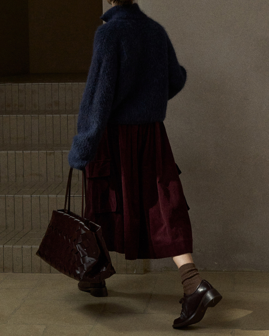 コーデュロイフレアカーゴスカート 10295