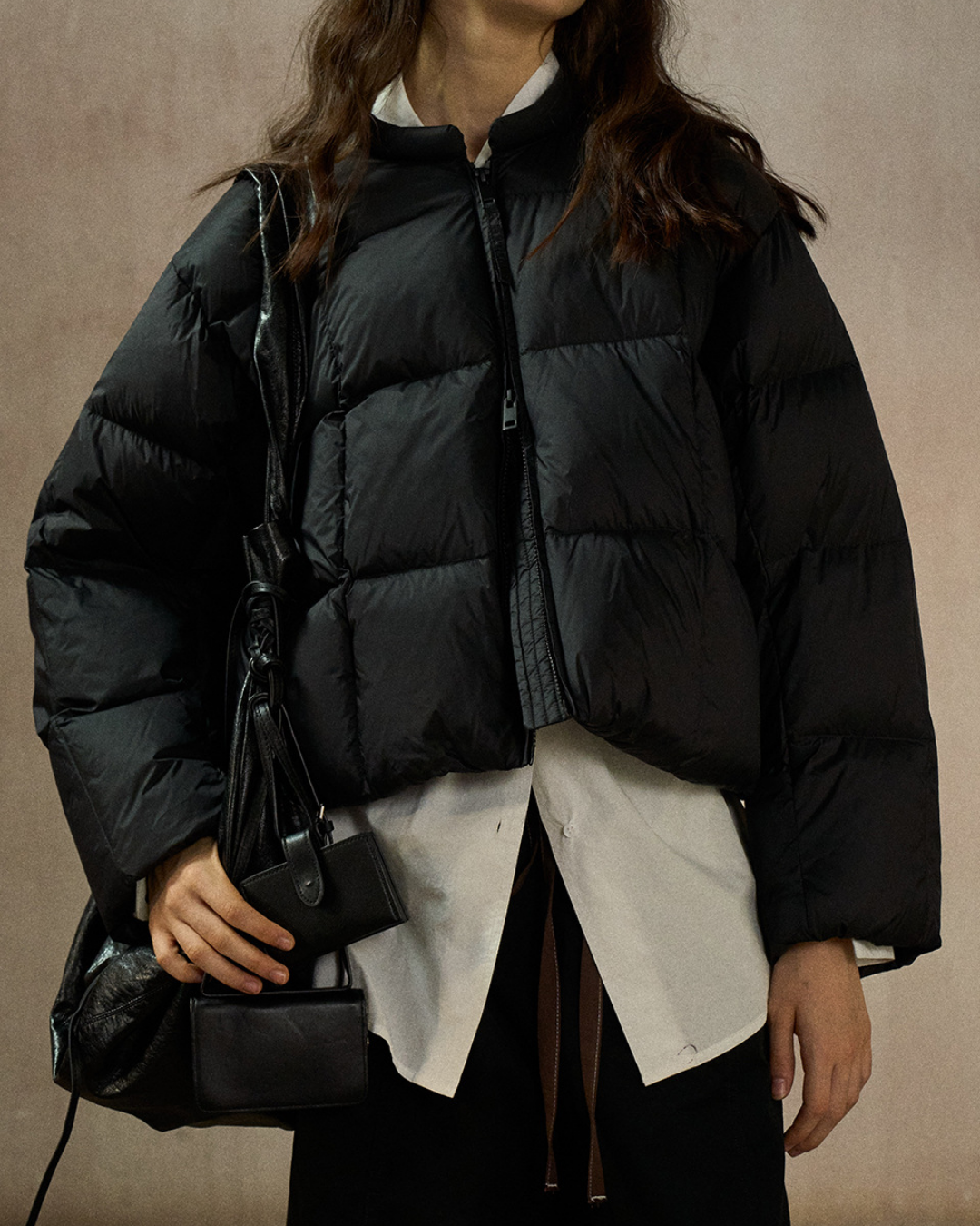 クルーネックショートコート 10274