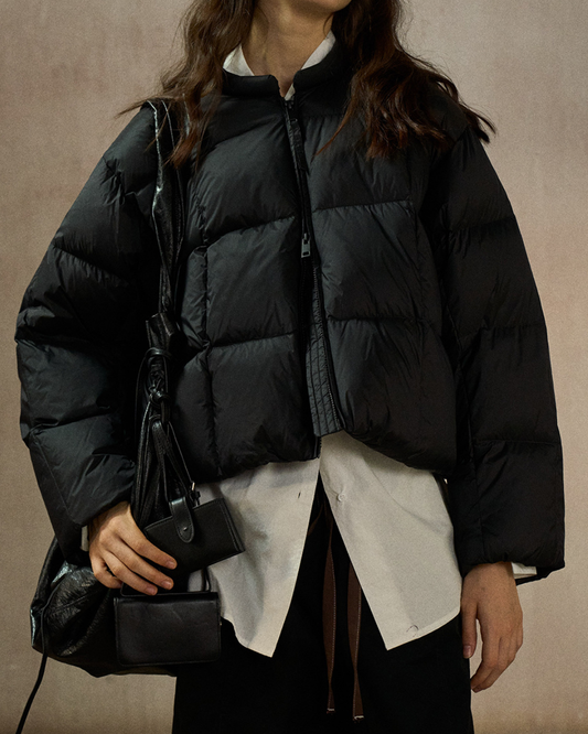 クルーネックショートコート 10274