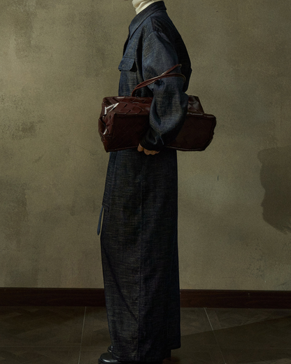 ツーカラーポケットシャツ 10219