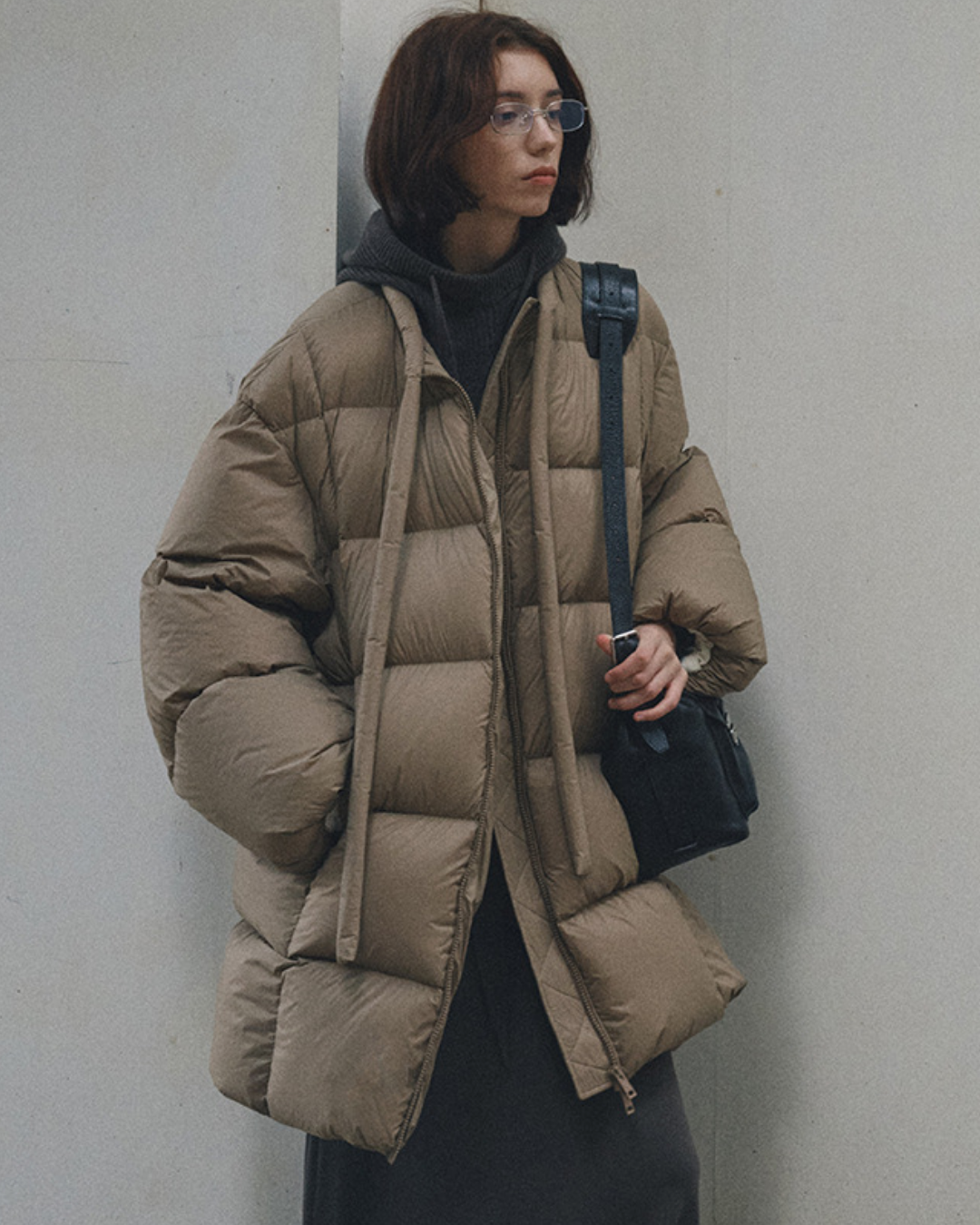 ストラップミドルジップコート 10390