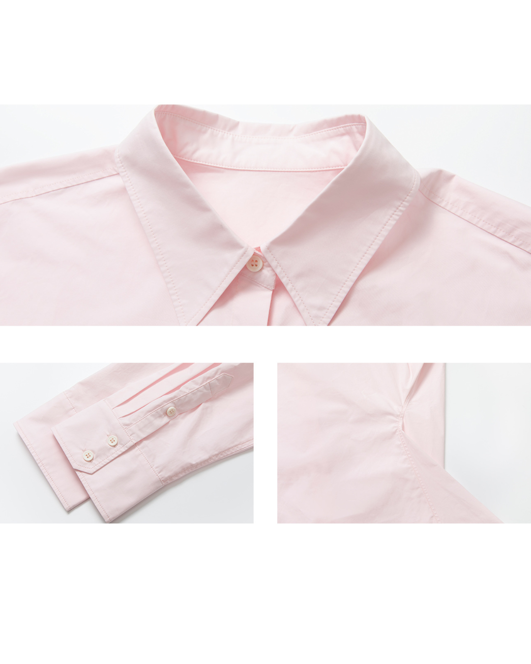 スタンダードカラーウエストスリムロングシャツ 10116