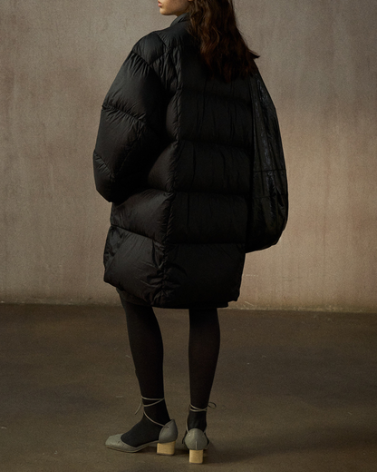 クルーネックミディストラップコート 10272