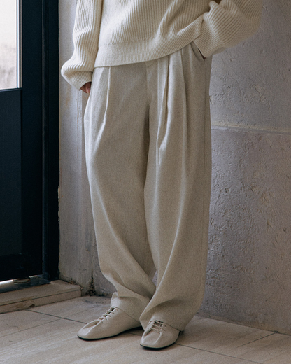 ローウエストタックパンツ 10153