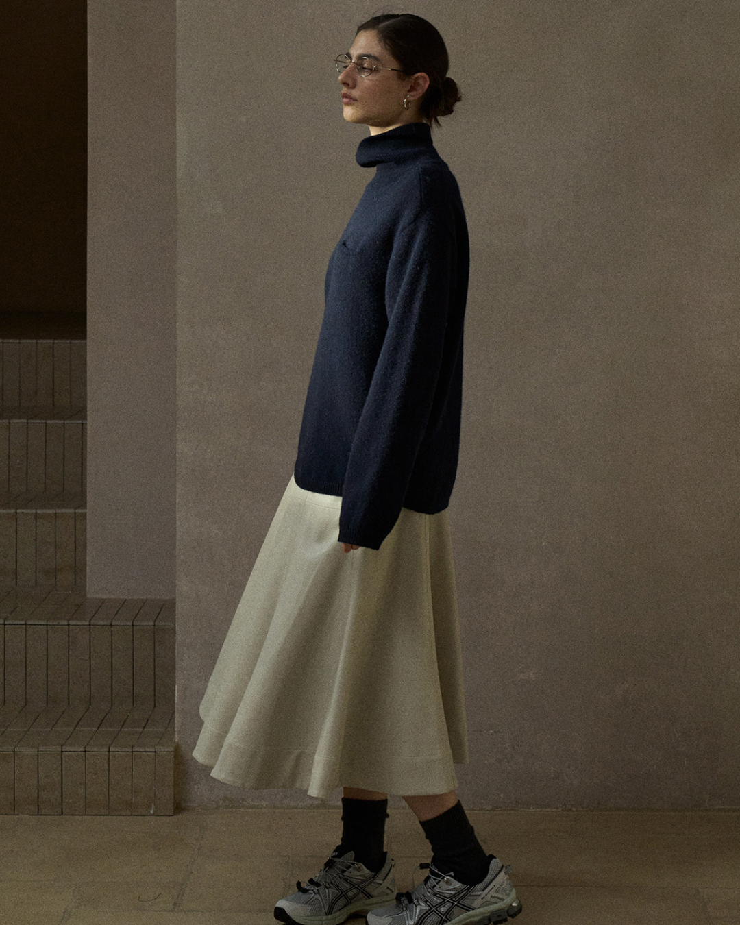 Aラインミディスカート 10299