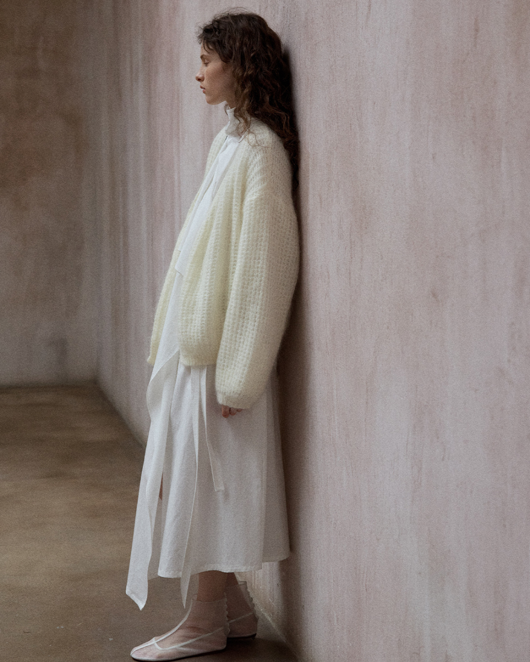 アシンメトリーフロウストラップワンピース 10340