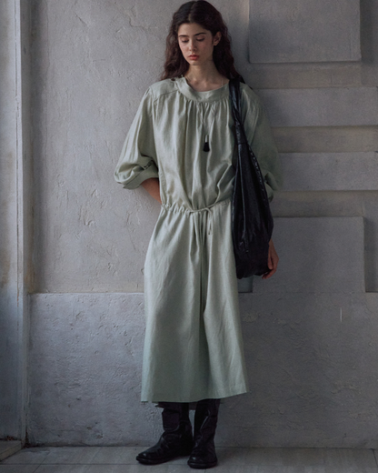 ドロストストラップショルダーワンピース 10166