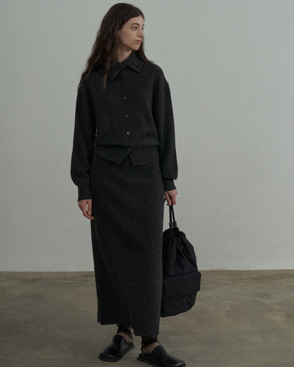 エッジハイネックカーディガン 10325