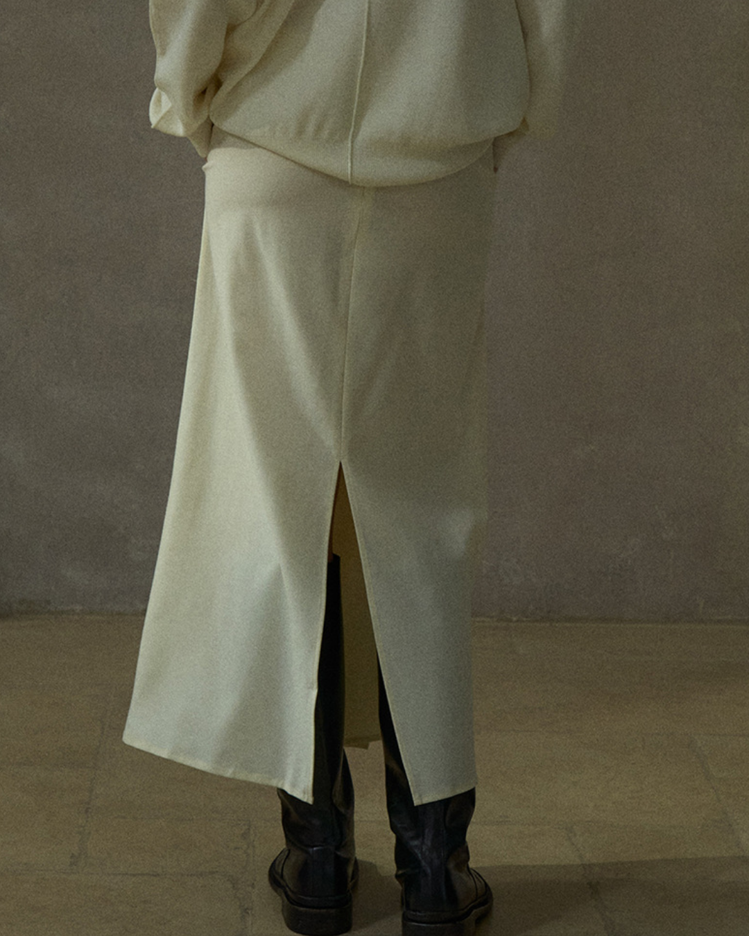 バックスリットラップロングスカート 10203