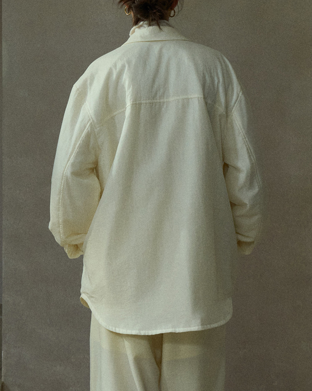 キルティングポケットオーバーシャツ 10202