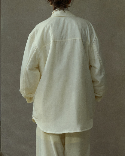 キルティングポケットオーバーシャツ 10202