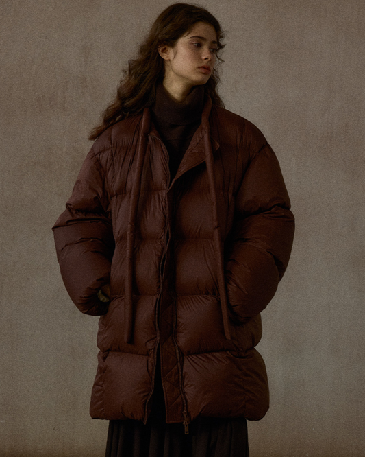 ランドネックストラップミディコート 10309