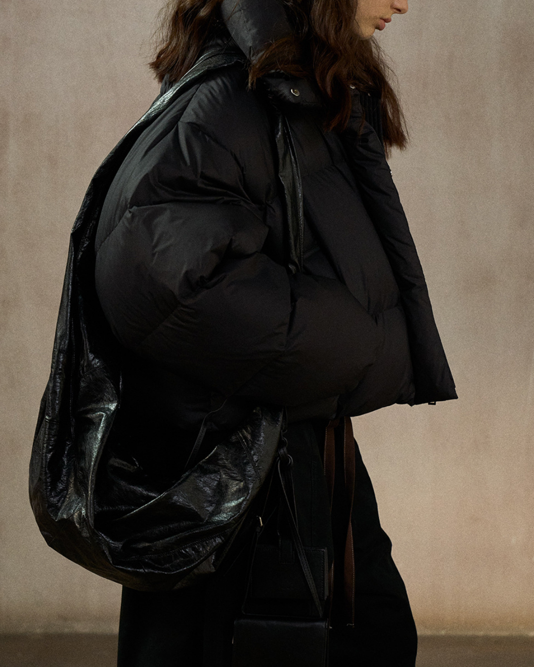 スタンドカラーショートダウンコート 10270