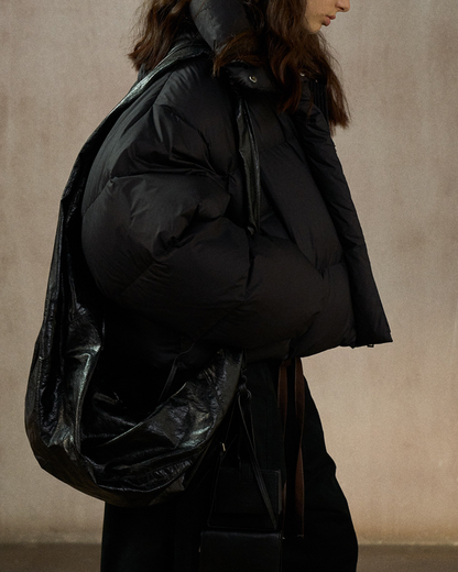 スタンドカラーショートダウンコート 10270