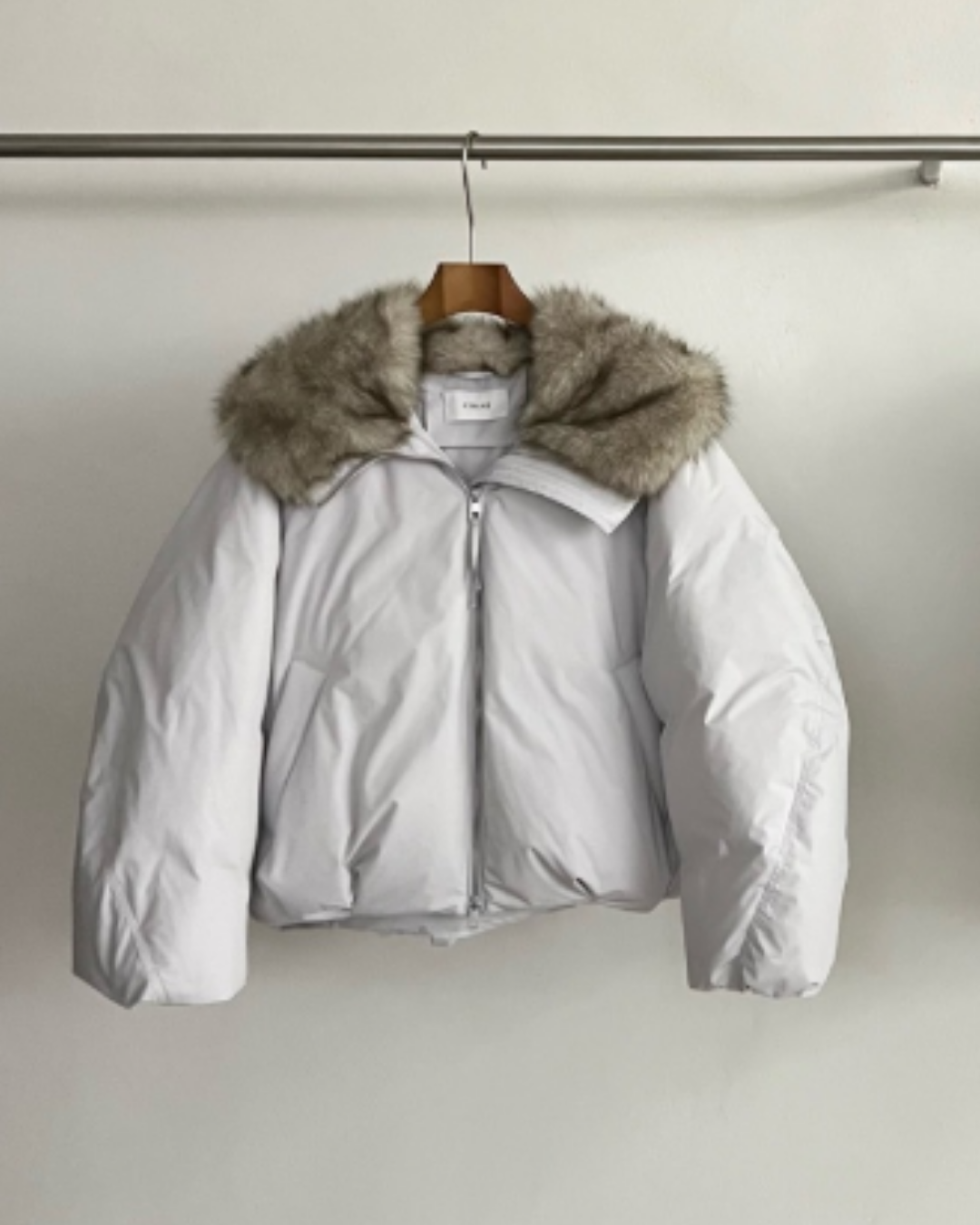 フェイクファーショートコート 10256