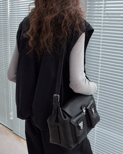 レイヤードジッパーベスト 10182